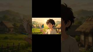 Kindness | Boy Save The Bird | Ghibli Style | Ghibli Hindi | Ghibli Shorts