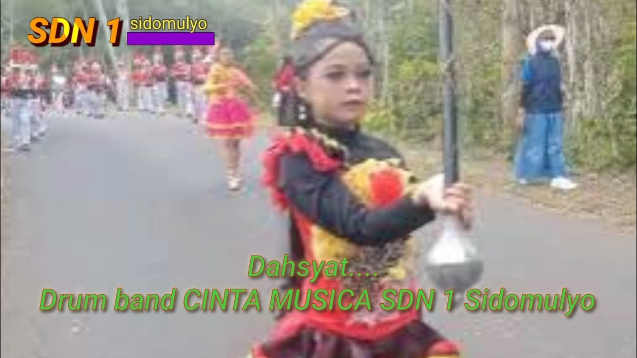 Dahsyat.... Drum band CINTA MUSICA SDN 1 Sidomulyo