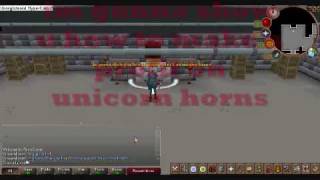 Runescape money guide - Unicorn horn