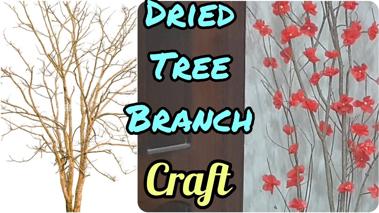 craft ideas with tree branches |crafts using tree branches |diy tree branch home decor🎑🌄☘