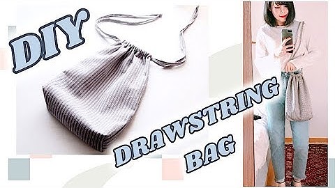 DIY Drawstring Bag / 巾着バッグの作り方 / 手作教學 / 가방 만들기 / Costura / Sewing Tutorialㅣmadebyaya