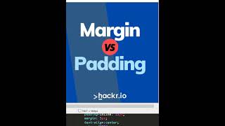 The difference between PADDING and MARGIN #shorts