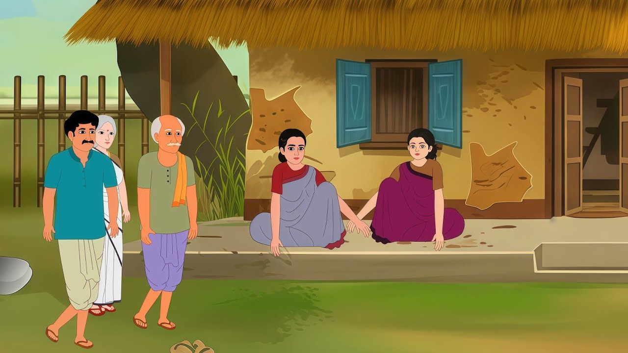 दो अनाथ बहनों का घर / Hindi Kahani / Moral Story/ / cartoon story / #cartoon 