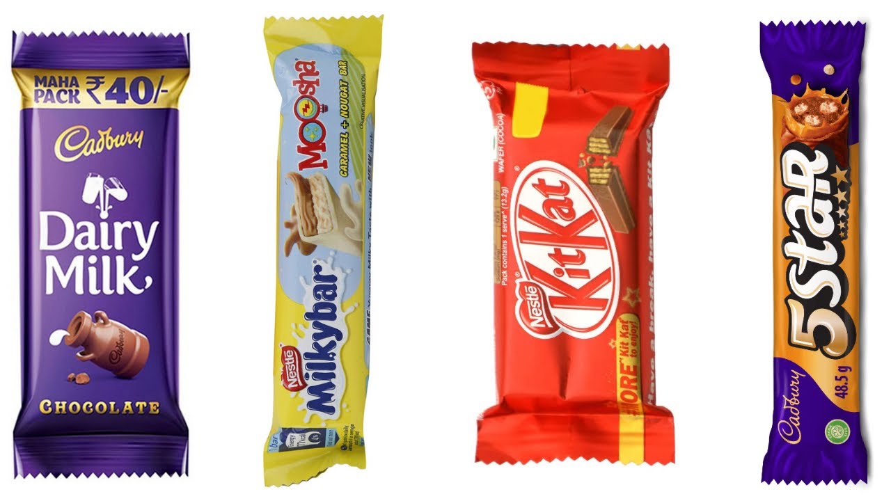 Milky Bar vs KitKat vs 5star vs Dairy Milk