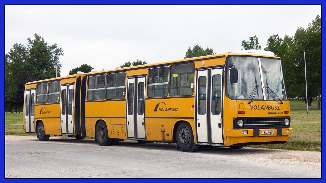 Поездка на ELJ-966 в Дьёре, Венгрия (Икарус 280.00)