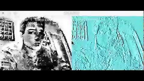 open frameworks + DAVIS240c. The shader is running with OpenGL on GPU