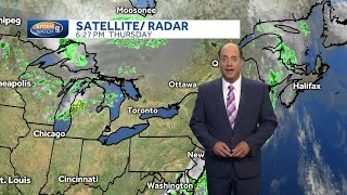 Update: Storms clear way for nice Friday