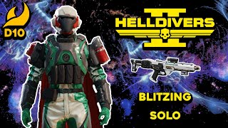 Helldivers 2 - Blitzing The Bugs Is Difficult (Solo Highest Difficult)