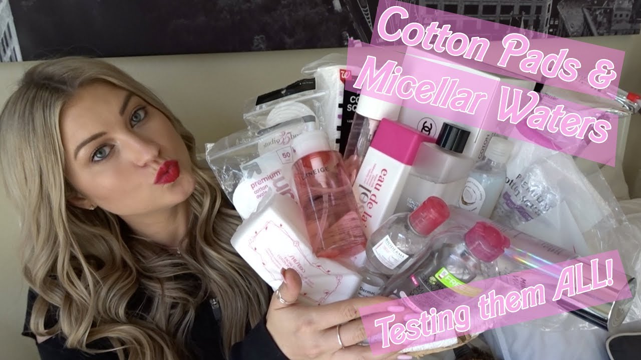 skincare routine order TESTING ALL THE COTTON PADS & MICELLAR WATERS...HIGH-END TO DRUGSTORE, WITH PRICE COMPARISON!