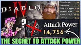 Diablo 4 - 1 IMPORTANT MASSIVE Damage Trick On ALL Classes - Attack Power Secret You Don't Get Told!