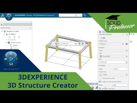 3DEXPERIENCE 3D Structure Creator – Creating Members