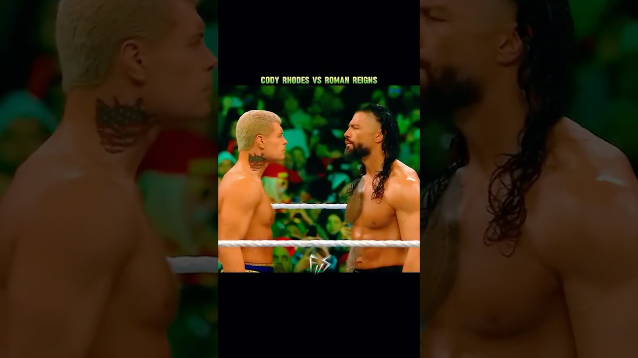 Cody Rhodes vs Roman Reigns 💚💚💚 Wrestlemania 40 💥💥💥