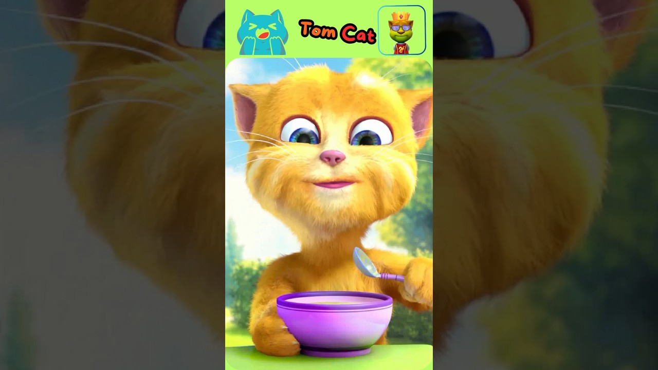 Ginger Eating Cereal 🥣🐱 So Cute! 