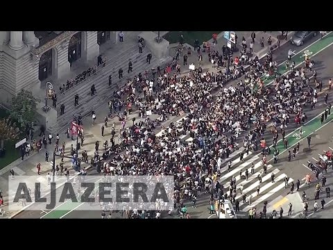 US election: Protesters angry with Trump election win