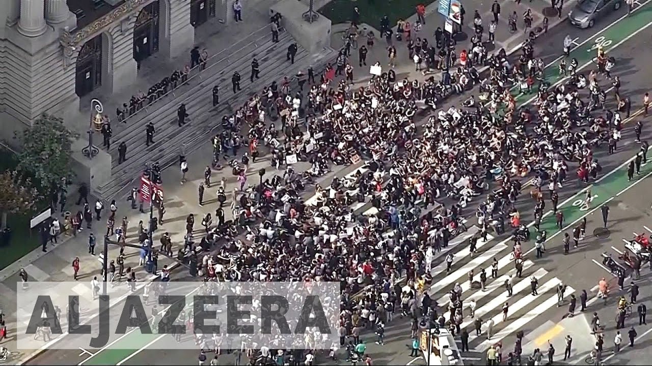 الانتخابات الأمريكية: متظاهرون غاضبون من فوز ترامب بالانتخابات