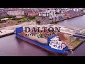 Drone footage, Liebherr 934 & LH40 loading ship with scrap metal at Leith docks Edinburgh, VisionUAV