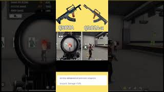 Groza Vs Groza-X Different Abilities Airdrop Weapons Tutorial