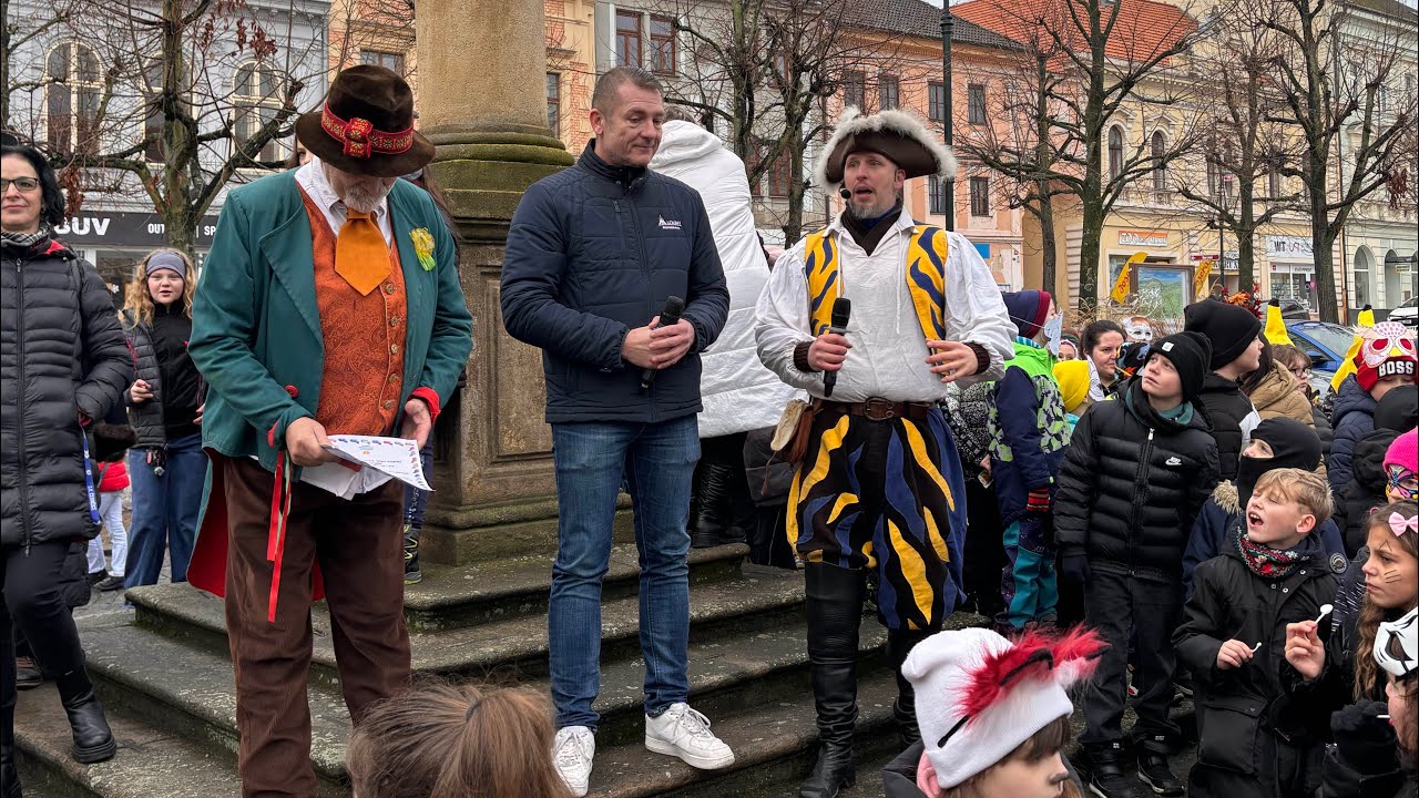 Masopustní průvod prošel městem