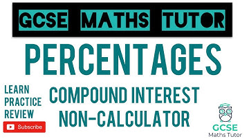 Compound Interest without a Calculator (Paper 1 Non-Calculator) | Grade 5 playlist |GCSE Maths Tutor