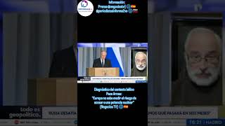Diagnóstico del contexto bélico | Paco Arnau Europa no sabe medir el riesgo de acosar a una potencia