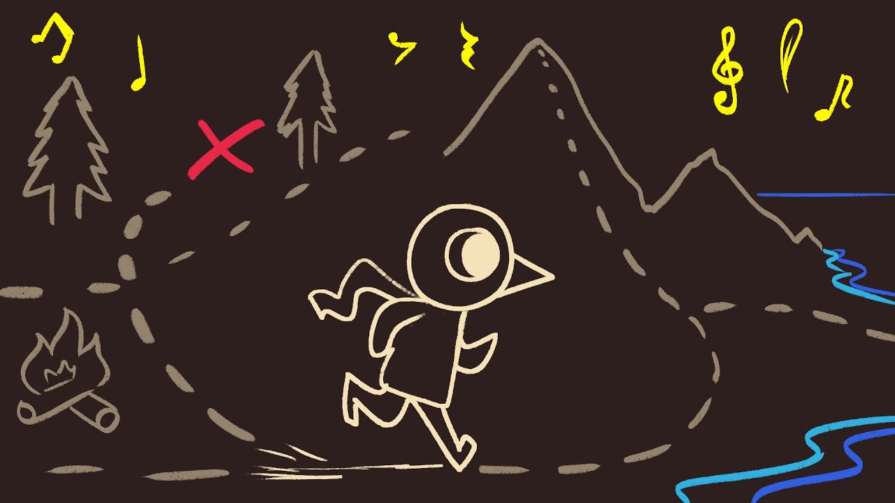 Musical Maps in A Short Hike (feat. Mark Sparling)