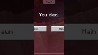 Minecraft die speed run 2 #shorts