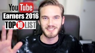 YouTube Top Earners List 2016 - Highest Earning YouTube Creators in the World