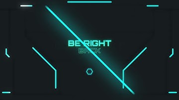 Animated Twitch Overlay Pack - Cyanoblack