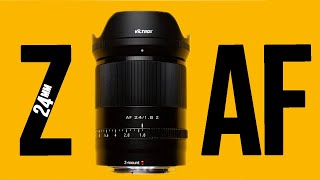 3rd party autofocus - Viltrox AF 24mm f/1.8 Z full review