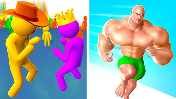 Giant Rush vs Muscle Rush🟥🟩🟨🟧Walkthrough Max Gameplay JT3221