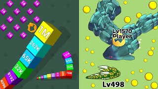 CUBE ARENA 2048 🐍 vs 🐍 SNAKE CLASH 🔥 screenshot 5