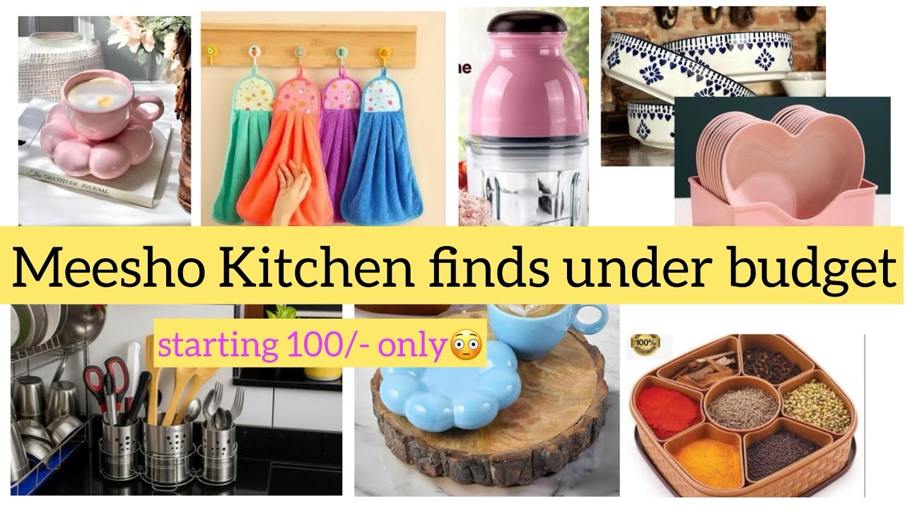 Meesho kitchen finds under budget || starting 100/- only ||