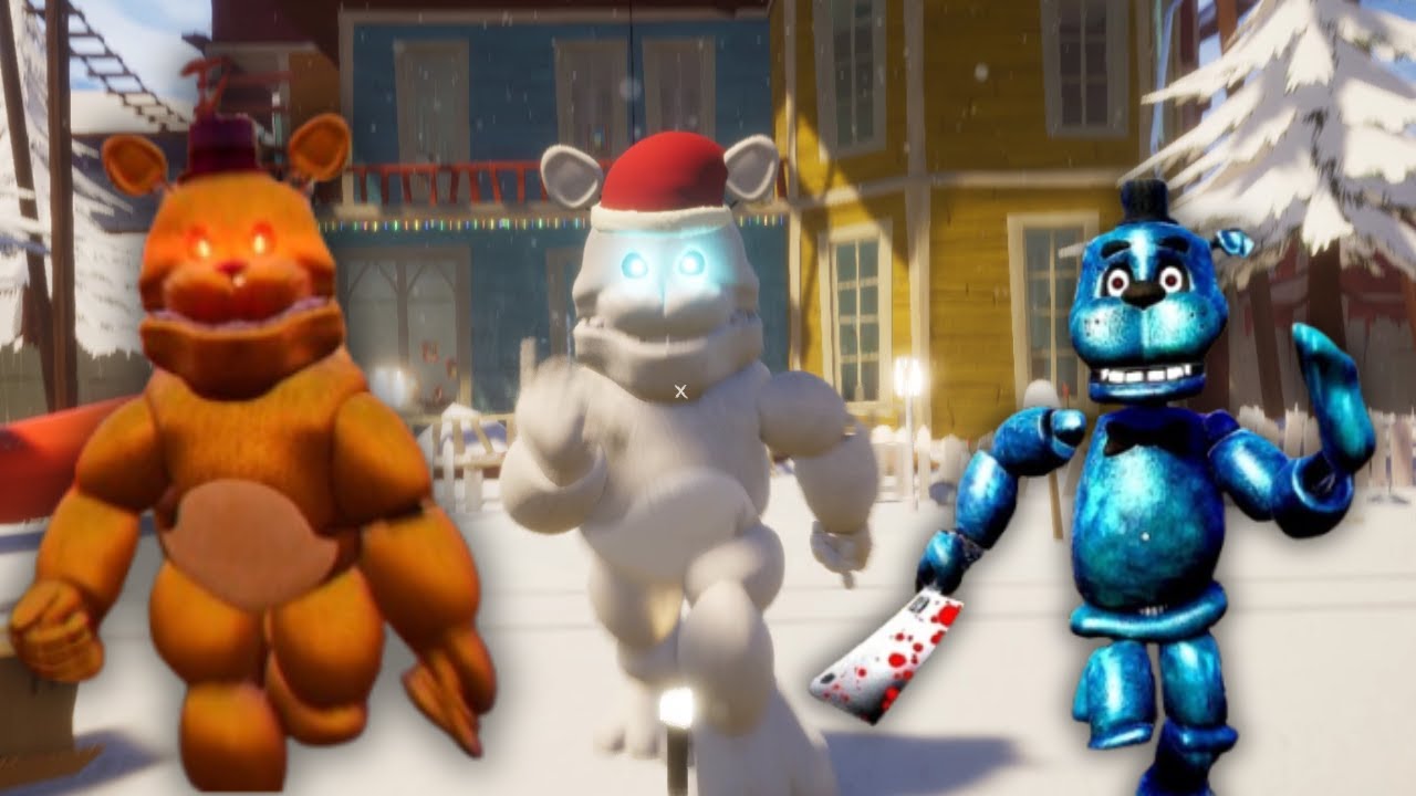 I CANT Get AWAY From These ANIMATRONICS In Hello Neighbor...