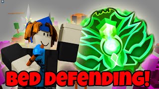 BED DEFENDING WITH NIGHTMARE PLAYERS...(Roblox Bedwars) ⚡ft:@FlixzE