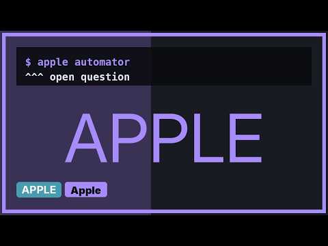 Apple: Error in Automator Open File