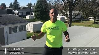 Twin Elms Mobile Home Flat Roof Replacement Strathroy Ontario Legacy Flat Roofing