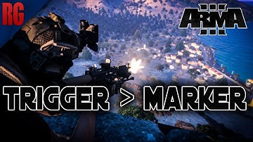 Arma 3 Editor Tutorial - Trigger Activation To Place Marker