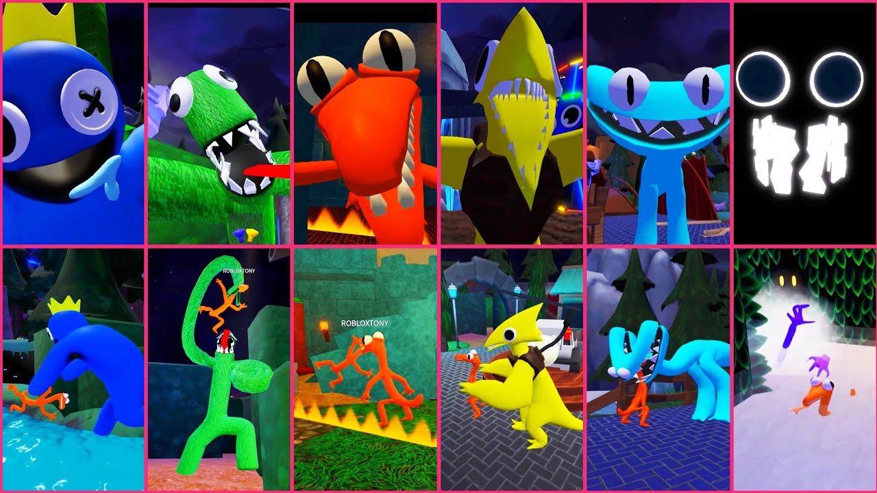 All rainbow friends 3rd person jumpscares original 
