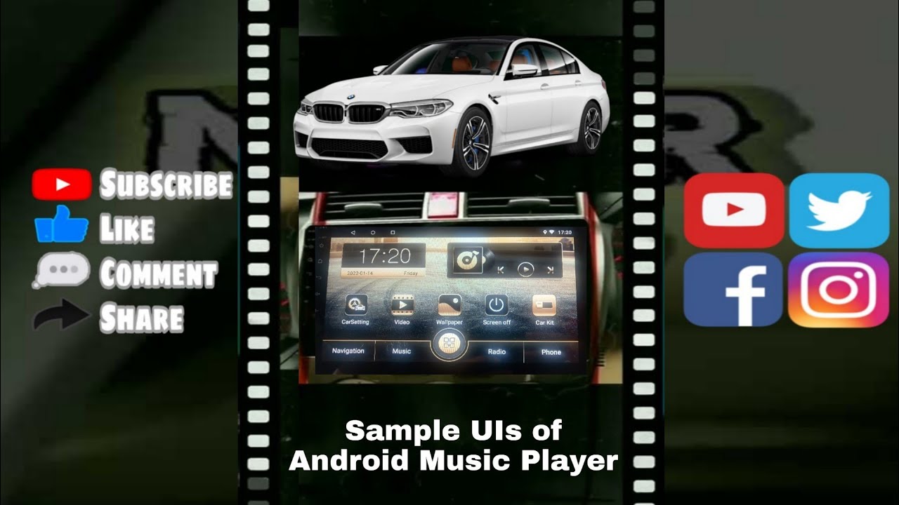 Sample UIs of Android Music Player with 10 inch Screen || LOUD HUNK || Sky is the Limit ||