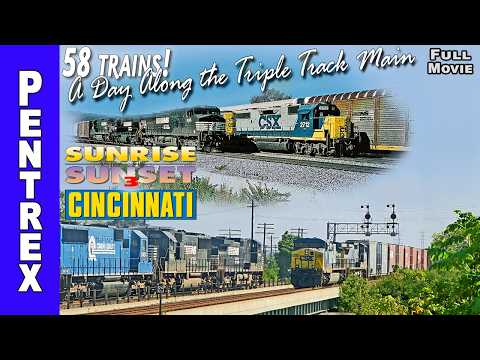 1 train every 90 seconds! Cincinnati Triple Track