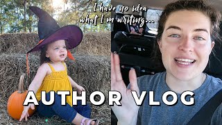 Author Vlog | Planning my series from nothing *NaNo panic*