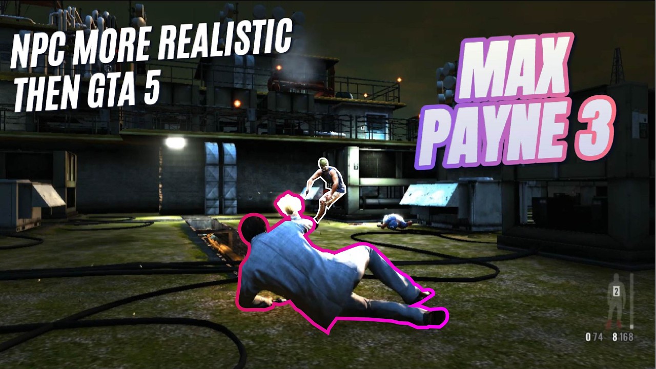 Max Payne 3 These NPCs is far better than GTA 5❤️‍🔥