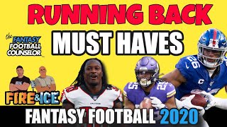 Must have and own running backs for fantasy football 2020. the
counselor tom share rb's they to on their team this year. **** order
...