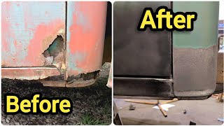 Professional Bodyshop Said This Was a Total Loss! Amateur Rust Repair.