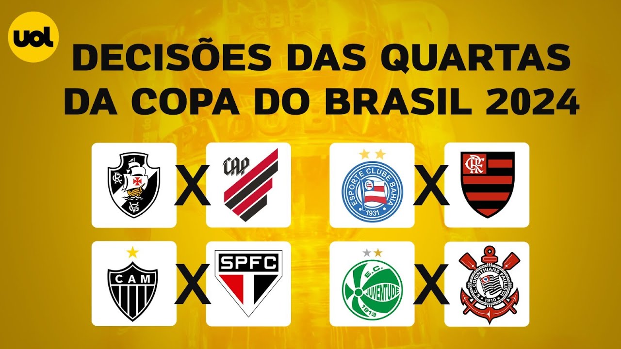 QUARTAS DE FINAL COPA DO BRASIL: CORINTHIANS, FLAMENGO E GALO DECIDEM ...