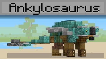 Minecraft | How To Build: Ankylosaurus( Bumpy ) {JWE2/CC} [1.5x Scale]