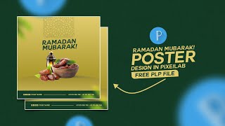 Ramadan Poster Design in Mobile | Pixellab Tutorial | Ramazan Banner Editing #ramadan screenshot 4