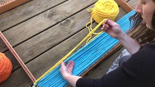 How to Weave a Rug on the CraftSanity Kindred Rug Loom