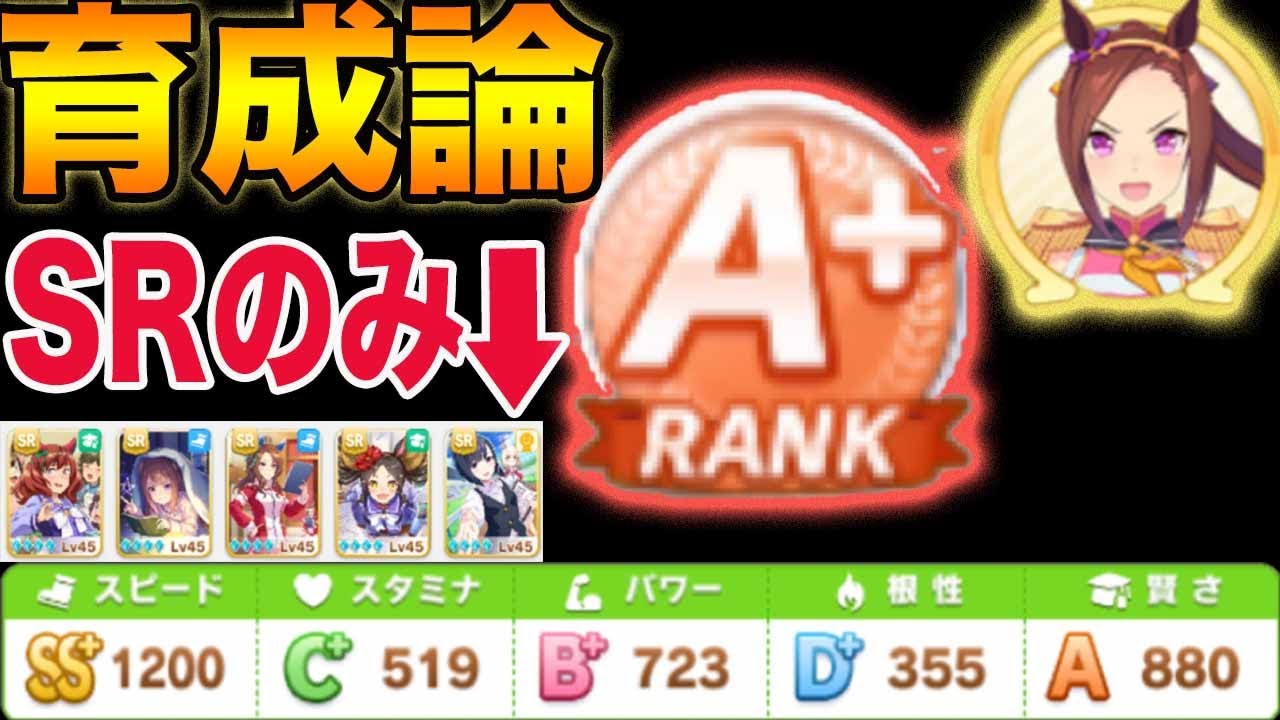 育成論 Srだけで作れる スキル連発型サクラバクシンオーの育成方法解説 育成論 実践編後編 Youtube