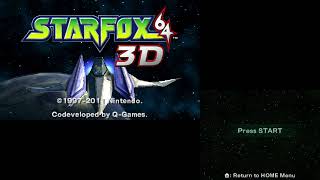 Star Fox 64 3D - Title Screen